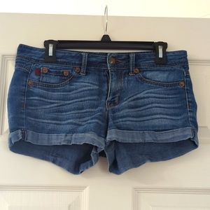 Denim shorts